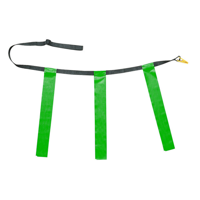 CHAMPION SPORTS Champion Sports Triple Flag Football Set, Adult Size, Green, 32"-39", 12 per pack