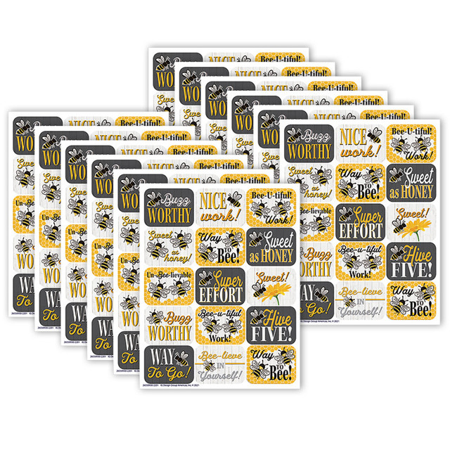 EUREKA Eureka® The Hive Success Stickers, 120 Per Pack, 12 Packs