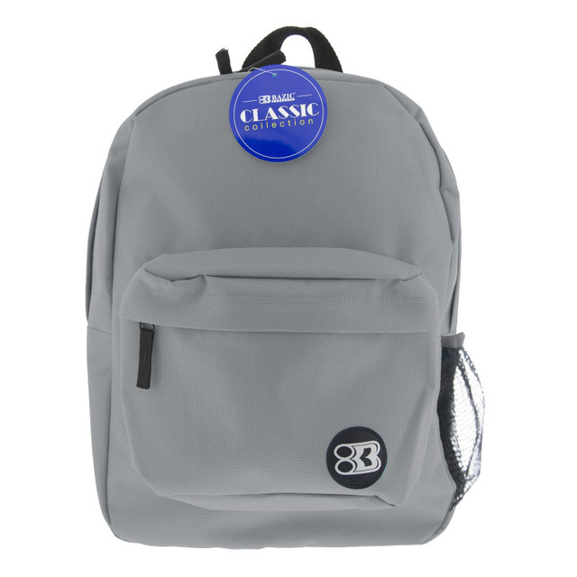 BAZIC PRODUCTS BAZIC Products® 17" Classic Backpack, Gray