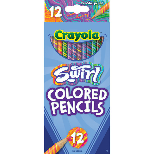 CRAYOLA LLC Crayola® SWIRL Colored Pencils, 12 Count