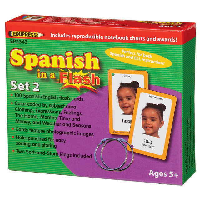 TEACHER CREATED RESOURCES Edupress™ Spanish in a Flash™ Set 2