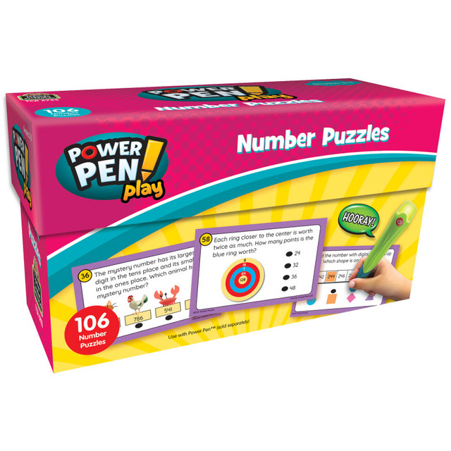 TEACHER CREATED RESOURCES Teacher Created Resources® Power Pen® Play: Number Puzzles, Grade 2-3