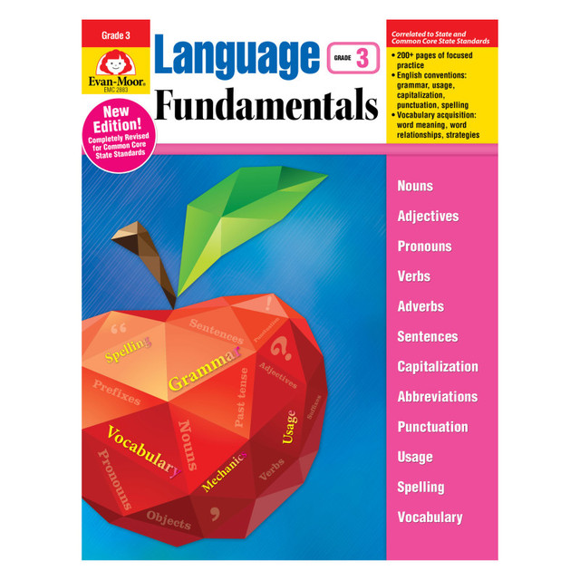 EVAN-MOOR Evan-Moor Educational Publishers Language Fundamentals, Grade 3 - Teacher Reproducibles, Print