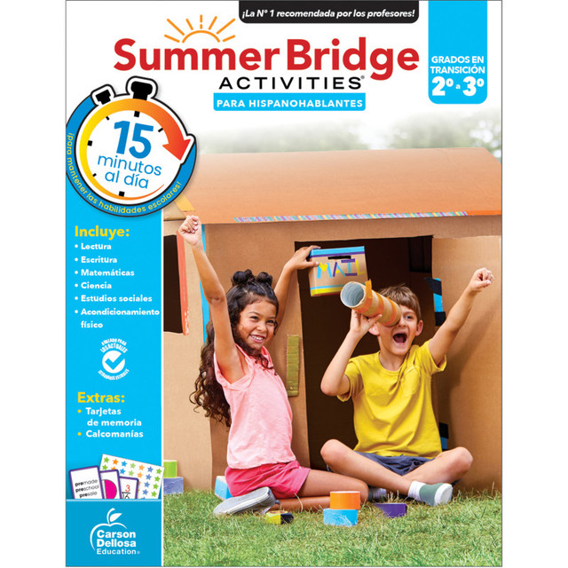 CARSON DELLOSA EDUCATION Carson Dellosa Education Summer Bridge Activities Spanish, Grade 2-3