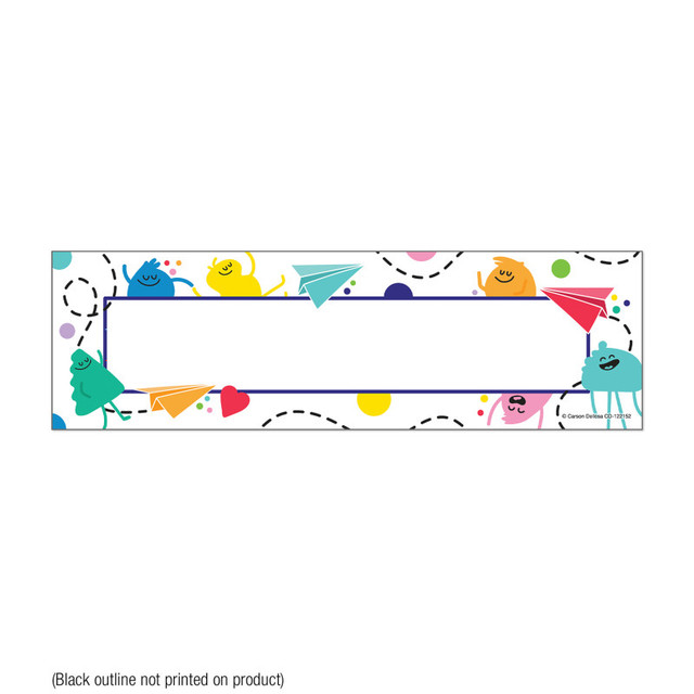 CARSON DELLOSA EDUCATION Carson Dellosa Education Happy Place Nameplates, Pack of 36