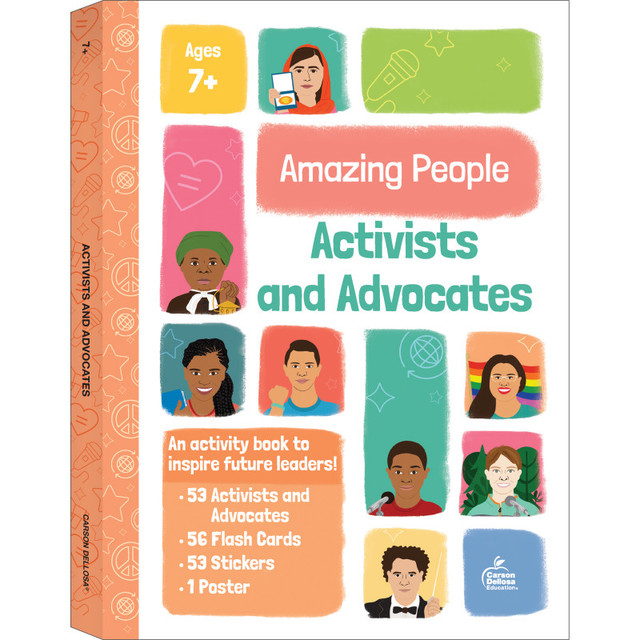 CARSON DELLOSA EDUCATION Carson Dellosa Education Amazing People: Activists and Advocates Activity Book