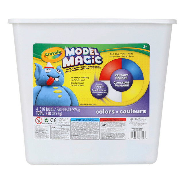 CRAYOLA LLC Crayola® Model Magic® Modeling Compound, Assorted Colors, 2 lb. Tub
