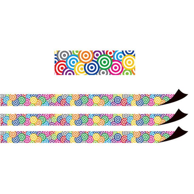 TEACHER CREATED RESOURCES Teacher Created Resources® Targets Magnetic Border, 24 Feet Per Pack, 3 Packs