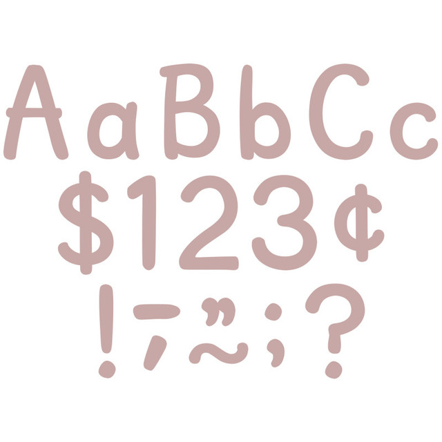 TEACHER CREATED RESOURCES Teacher Created Resources® Light Mauve 4" Modern Classic Letters Combo Pack, Pack of 257