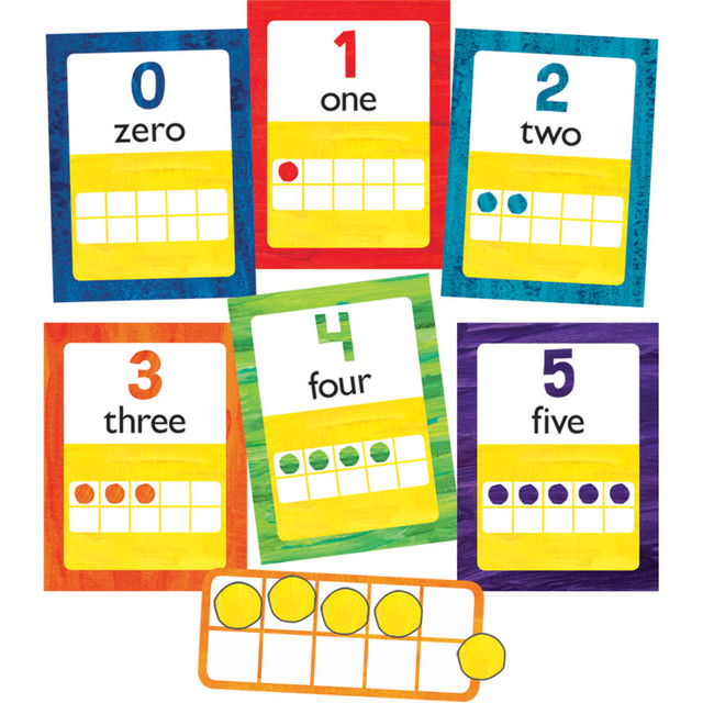 CARSON DELLOSA EDUCATION Carson Dellosa Education World of Eric Carle™ Numbers 0-20 Bulletin Board Set, 43 Pieces