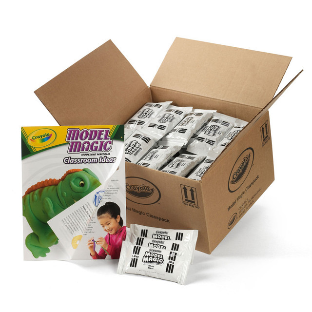 CRAYOLA LLC Crayola® Model Magic® Modeling Compound Classpack®, White, 1 oz, Pack of 75