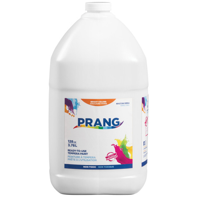 DIXON TICONDEROGA CO Prang® Ready-to-Use Tempera Paint, White, 1 Gal