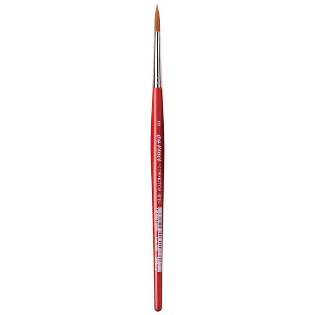 GREGORY DANIELS FINE ARTS INC da Vinci COSMOTOP-SPIN Silkpainting Brush, Synthetic, Watercolor, Round, Size 5