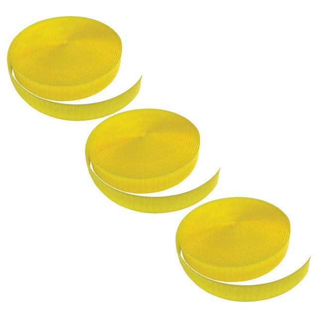 TEACHER CREATED RESOURCES Teacher Created Resources® Spot On Yellow Carpet Marker Strip, 25 Feet, Pack of 3