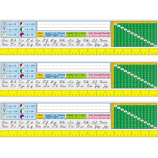 CARSON DELLOSA EDUCATION Carson Dellosa Education Traditional Cursive Nameplates, Grade 2-5, 36 Per Pack, 3 Packs