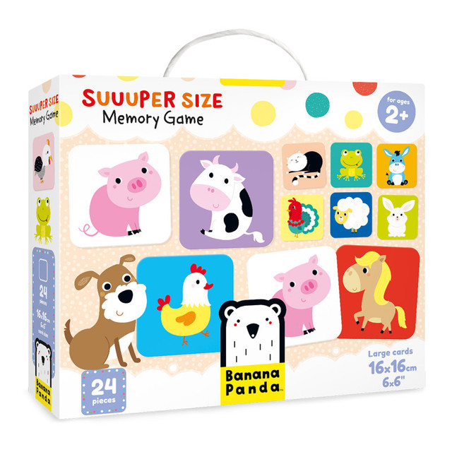 BANANA PANDA Banana Panda Suuuper Size Memory Game