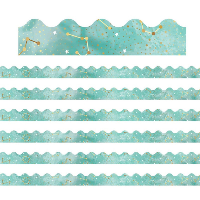 CARSON DELLOSA EDUCATION Carson Dellosa Education Galaxy Constellations Scalloped Border, 39 Feet Per Pack, 6 Packs