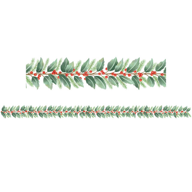 TEACHER CREATED RESOURCES Teacher Created Resources® Holly Die-Cut Border Trim, 35 Feet