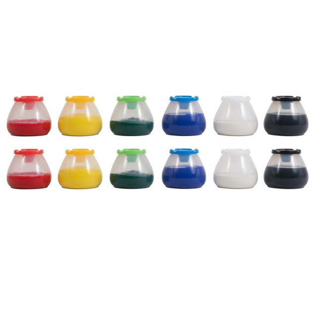 LEARNING ADVANTAGE READY 2 LEARN™ No Spill No Tip Paint Pots, 6 Per Set, 2 Sets