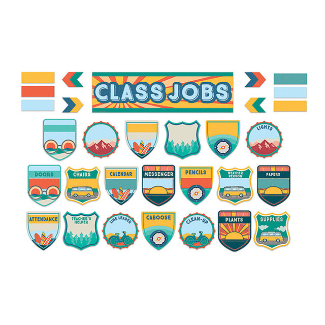 EUREKA Eureka® Adventurer Class Jobs Mini Bulletin Board Set
