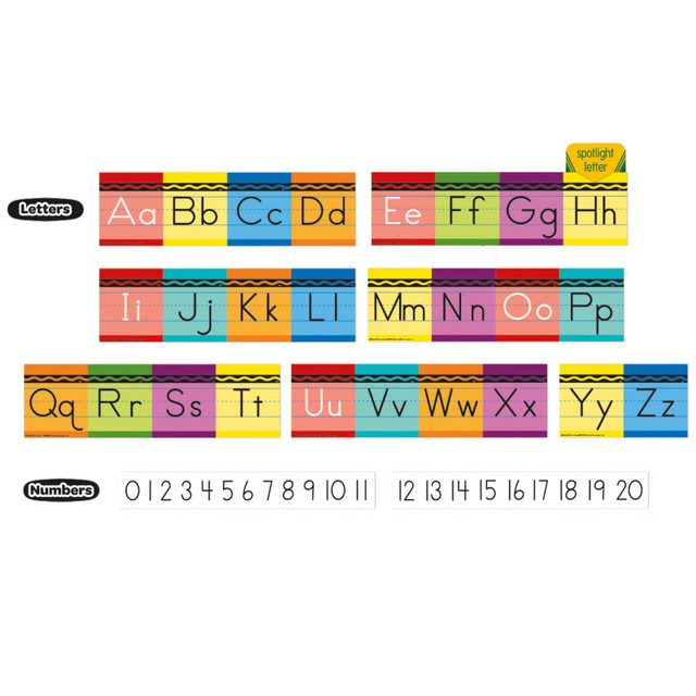 EUREKA Eureka® Crayola® Alphabet Mini Bulletin Board Set