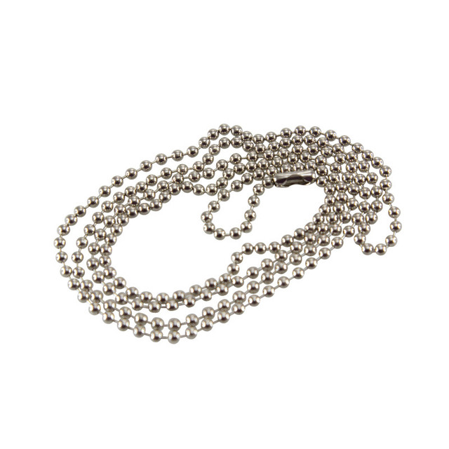 BAUMGARTENS INC SICURIX Metal Chain Lanyard, 36", Pack of 25