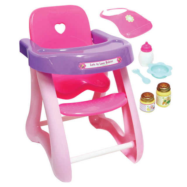 JC TOYS GROUP INC JC Toys For Keeps! High Chair & Accessory Set