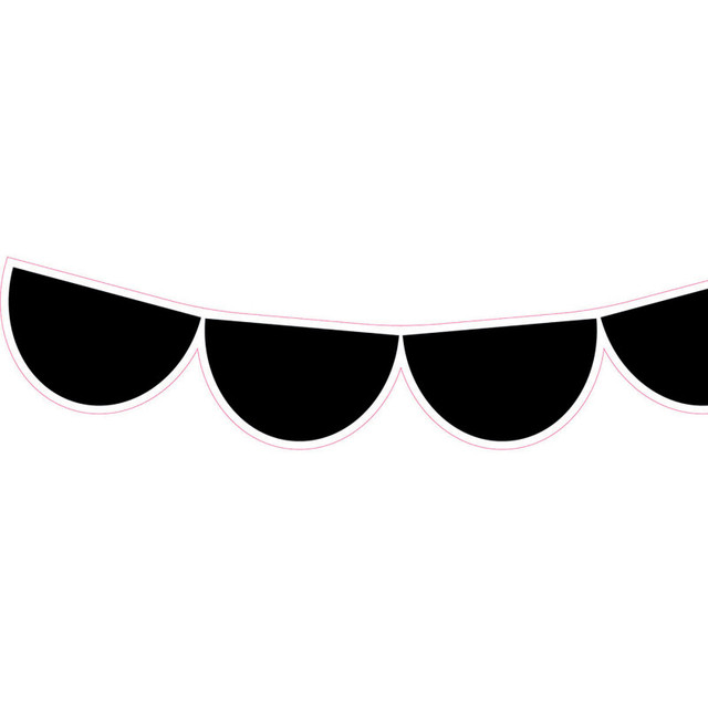 CREATIVE TEACHING PRESS Creative Teaching Press® Black Half-Dots EZ Border™, 48 Feet