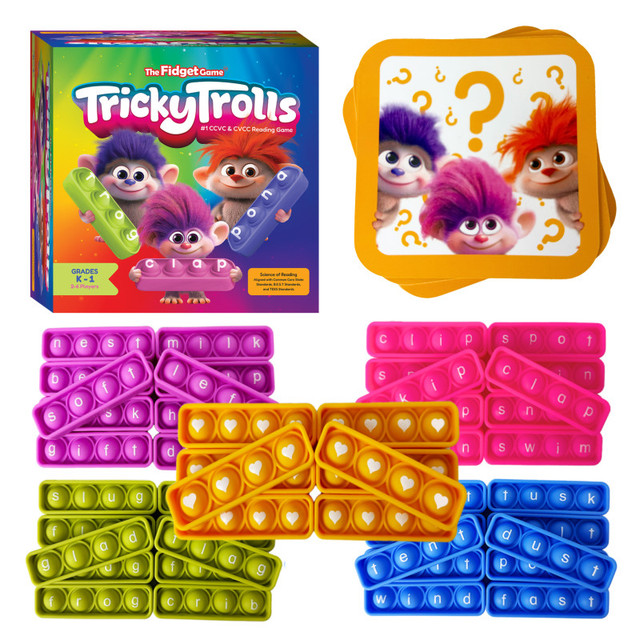 THE FIDGET GAME LTD The Fidget Game Tricky Trolls Educational Game