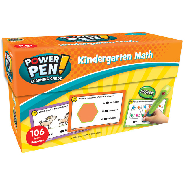 TEACHER CREATED RESOURCES Teacher Created Resources® Power Pen® Learning Cards: Math Grade K