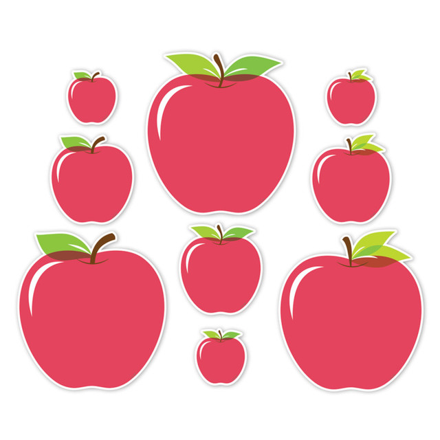 CREATIVE TEACHING PRESS Creative Teaching Press® Apple Time Apples Designer Cut-Outs, 3 Sizes, Pack of 36