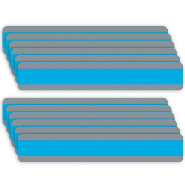 ASHLEY PRODUCTIONS Ashley Productions® Double Wide Sentence Strip Reading Guide, 1-1/4" x 7-1/4", Blue, Pack of 12