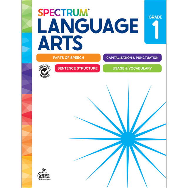 CARSON DELLOSA EDUCATION Spectrum® Spectrum Language Arts Workbook, Grade 1