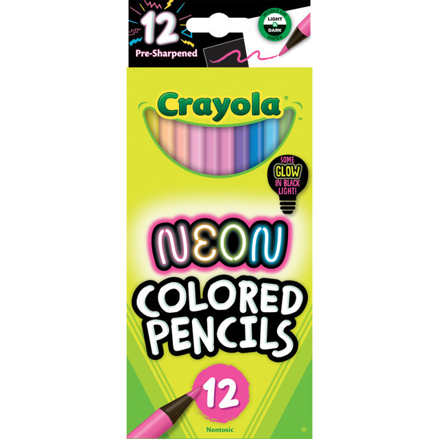 CRAYOLA LLC Crayola® Neon Colored Pencils, Pack of 12