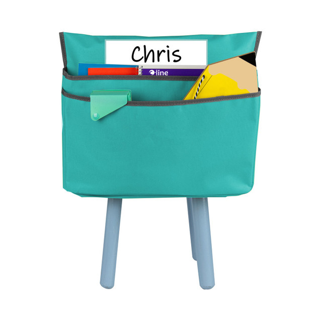 C-LINE PRODUCTS INC C-Line® Standard Chair Cubbie™, 14", Seafoam Green