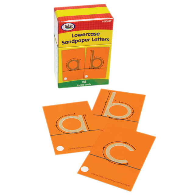 DIDAX Didax® Tactile Sandpaper Lowercase Letters