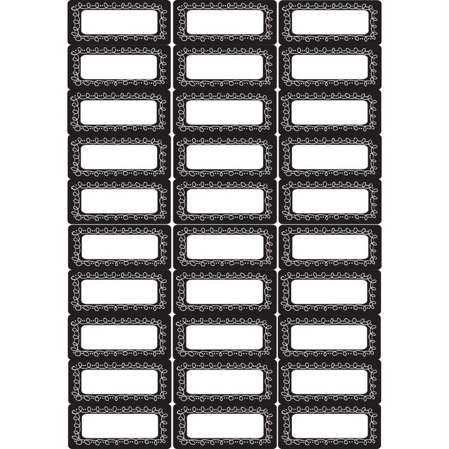 ASHLEY PRODUCTIONS Ashley Productions® Die-Cut Magnetic Foam Chalk Loop Labels/Nameplates, 30 Per Pack, 3 Packs