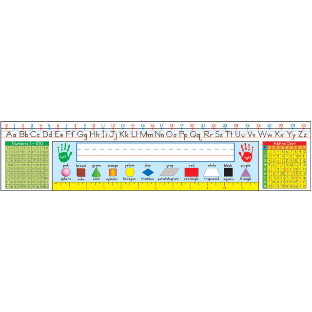 CARSON DELLOSA EDUCATION Carson Dellosa Education Traditional Manuscript Nameplates, Grade 1-3, Pack of 36