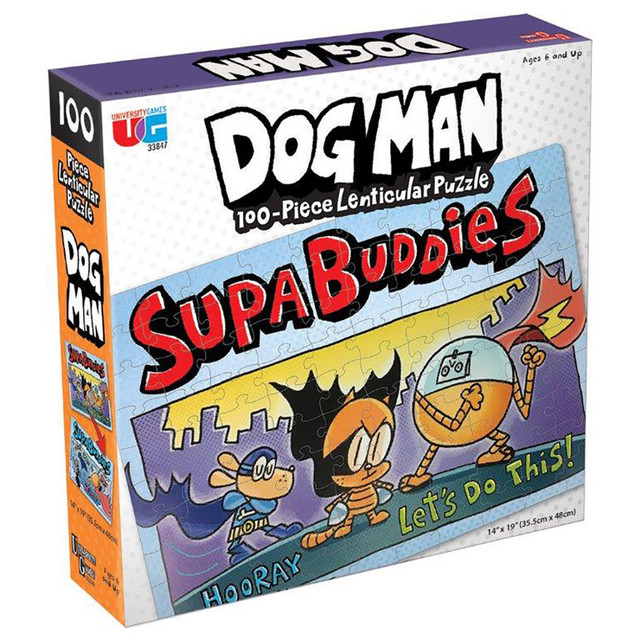 UNIVERSITY GAMES University Games Dog Man Supa Buddies Puzzle