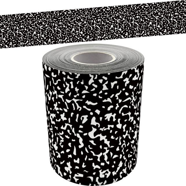 TEACHER CREATED RESOURCES Teacher Created Resources® Composition Straight Rolled Border Trim, 50 Feet