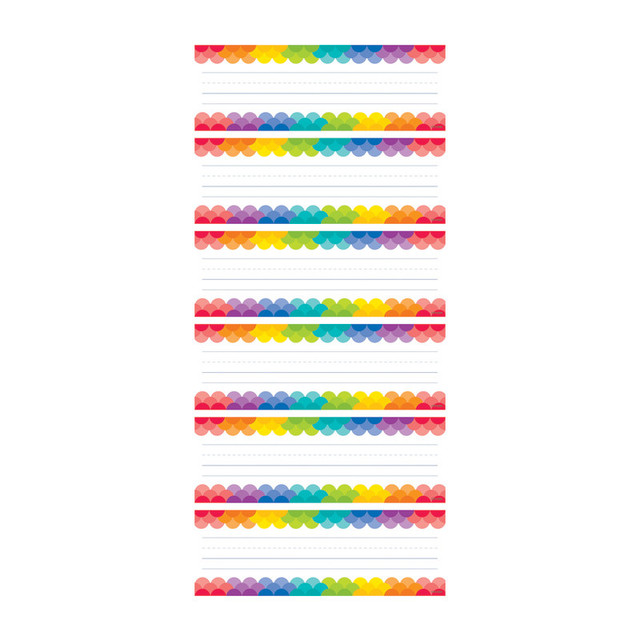 CREATIVE TEACHING PRESS Creative Teaching Press® Rainbow Scallops Name Plates, 36 Per Pack, 6 Packs