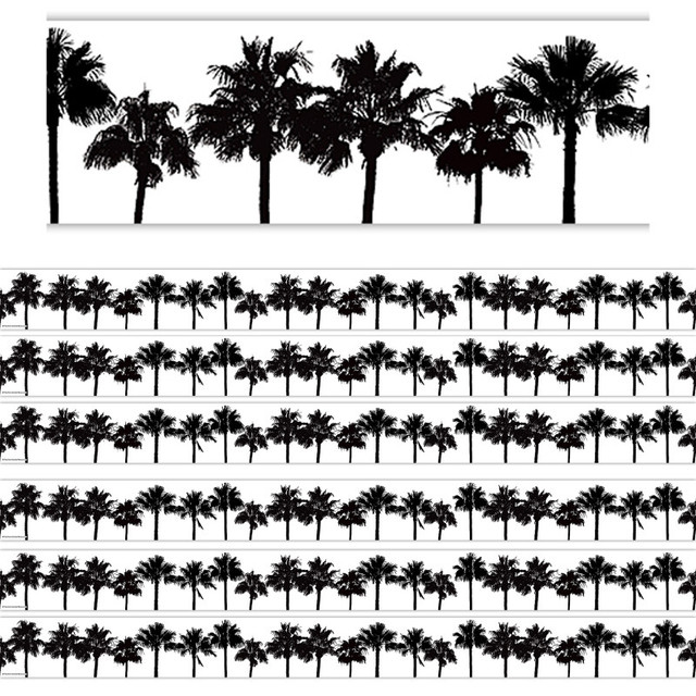 TEACHER CREATED RESOURCES Teacher Created Resources® Coco Palms Straight Border Trim, 35 Feet Per Pack, 6 Packs