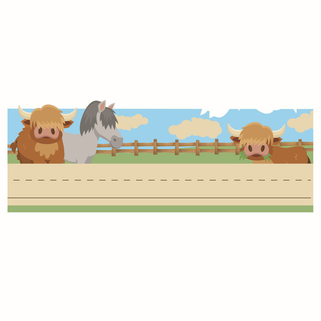 EUREKA Eureka® Wild Wild Classroom Tented Name Plate, 9-5/8" x 6-1/2", Pack of 36