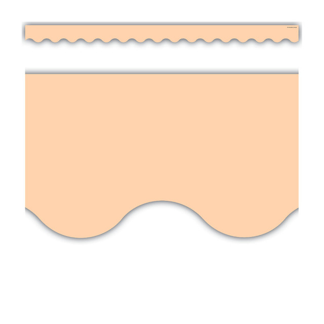 TEACHER CREATED RESOURCES Teacher Created Resources® Peach Scalloped Border Trim, 35 Feet