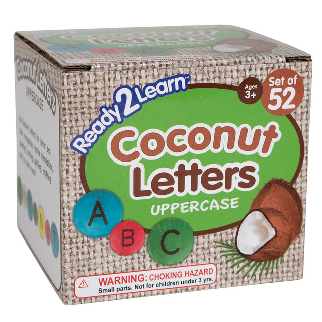 LEARNING ADVANTAGE READY 2 LEARN™ Coconut Letters - Uppercase - Set of 52