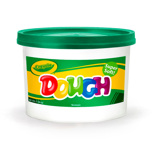 CRAYOLA LLC Crayola® Dough, 3lb Resealable Bucket, Green CRAYOLA LLC Crayola® Dough, 3lb Resealable Bucket, Green