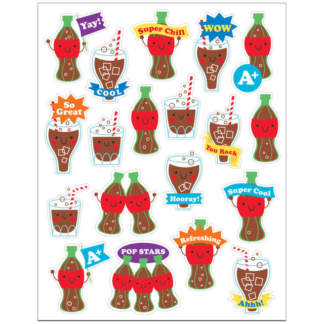 EUREKA Eureka® Cola Scented Stickers, Pack of 80