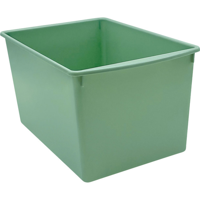 TEACHER CREATED RESOURCES Teacher Created Resources® Plastic Multi-Purpose Bin, Eucalyptus Green