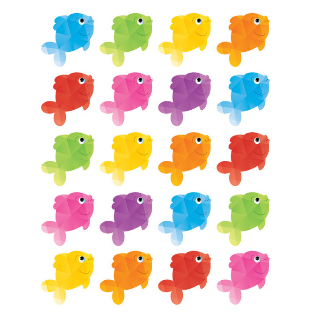 TEACHER CREATED RESOURCES Teacher Created Resources® Colorful Fish Stickers, Pack of 120