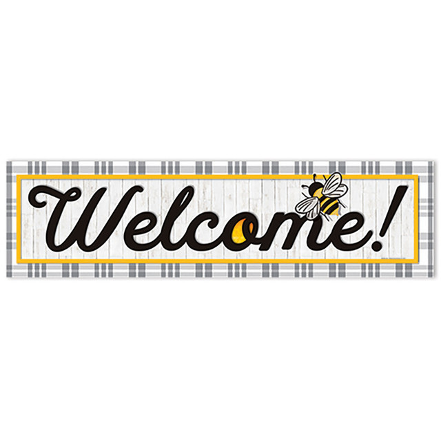 EUREKA Eureka® The Hive Welcome Horizontal Banner, 45" x 12"
